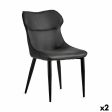 Armchair Black Anthracite Steel 49 x 86 x 60 cm (2 Units) For Sale