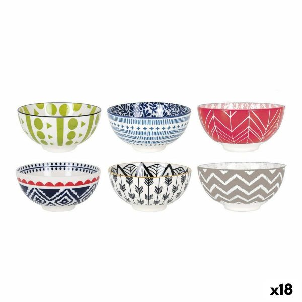 Bowl La Mediterránea Hanae 15 x 15 x 7,3 cm (18 Units) Online Hot Sale