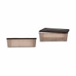 Storage Box with Lid Stefanplast Elegance Brown Plastic 30 L 38,5 x 17 x 59,5 cm (6 Units) on Sale