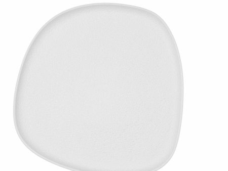 Flat Plate Bidasoa Fosil White Ceramic 26,3 x 25,5 x 2,4 cm (6 Units) Hot on Sale