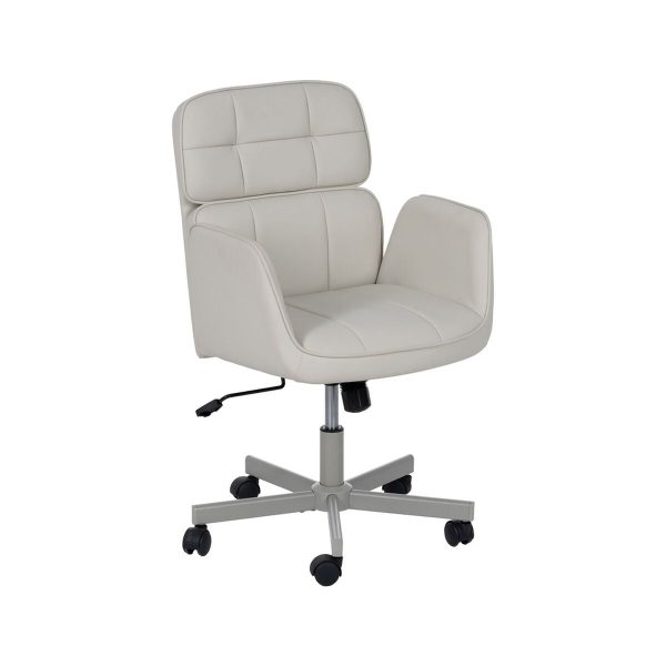 Office Chair Grey Cream 57 x 60,5 x 85 cm Online