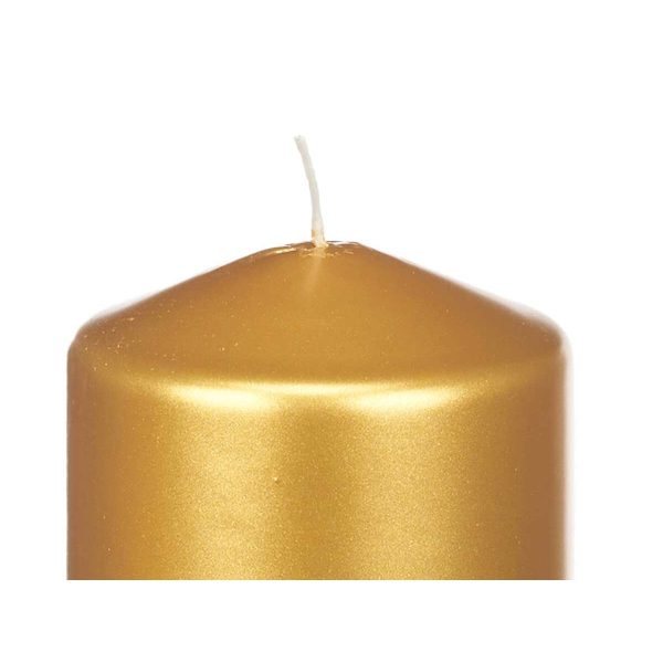 Candle Acorde 92538 Golden 7 x 15,5 x 7 cm (12 Units) Hot on Sale