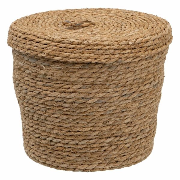 Multi-purpose basket 3 Pieces 28 x 28 x 36 cm Natural Natural Fibre Sale