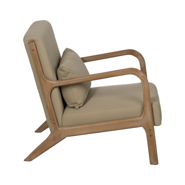 Armchair Beige 66 x 85 x 74 cm Online