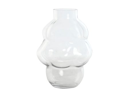 Vase Home ESPRIT Transparent Crystal 24 x 22 x 32 cm Online now