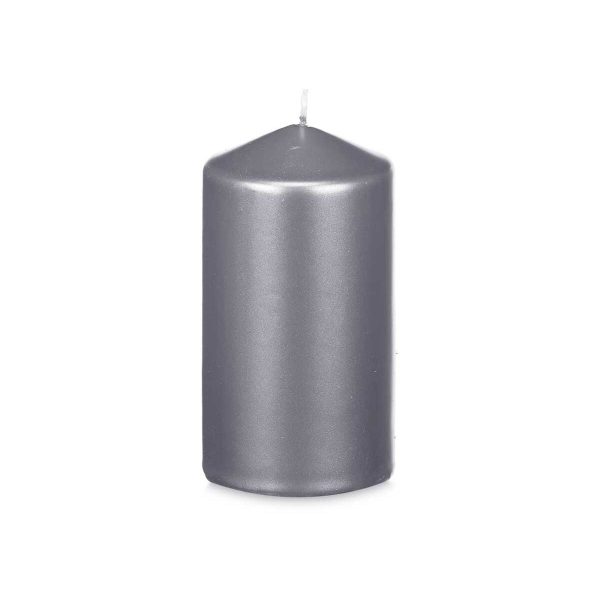 Candle Acorde 92537 Silver 7 x 13 x 7 cm (24 Units) Fashion