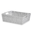 Multi-purpose basket White Cloth 3 L 23 x 8 x 27 cm (48 Units) Online Sale