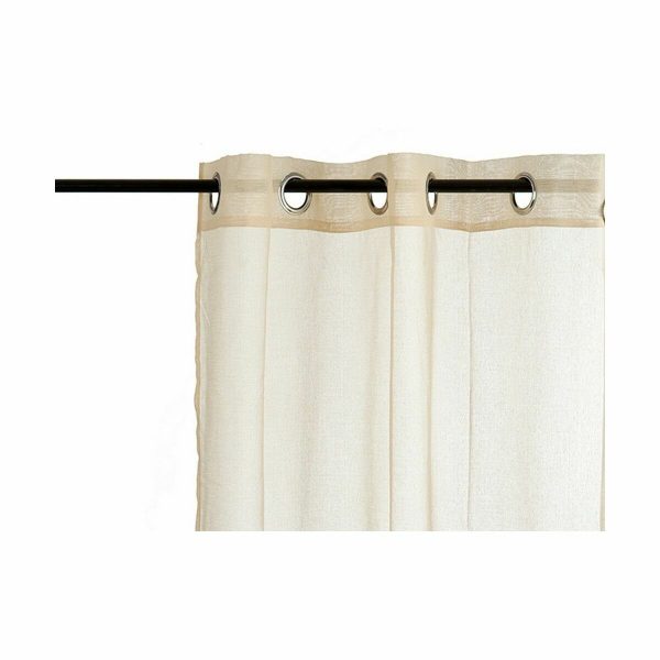 Curtain 140 x 260 cm Beige (6 Units) For Cheap