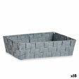 Multi-purpose basket Grey Cloth 3,8 L 34 x 8,5 x 21 cm (18 Units) For Sale