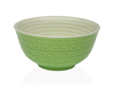 Snack Bowl Versa Green Ceramic Porcelain 16 x 7,7 x 16 cm Online Hot Sale