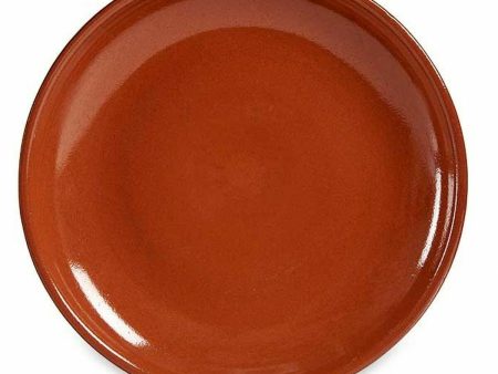 Flat Plate Baked clay 23 x 2 x 23 cm Meat (10 Units) Online Sale