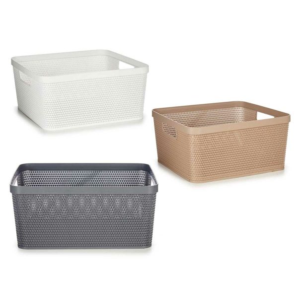 Multi-purpose basket Plastic 10 L 36 x 15 x 29 cm (18 Units) Online Sale