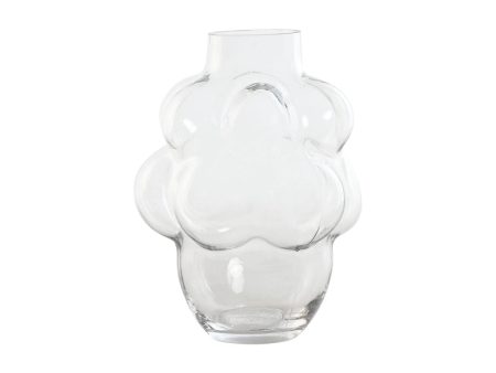 Vase Home ESPRIT Transparent Crystal 19 x 19 x 24 cm Sale