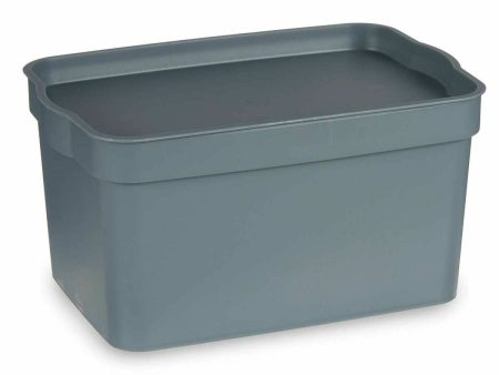 Multi-use Box Grey Plastic 2,3 L (13,5 x 11 x 20 cm) (24 Units) Online Sale