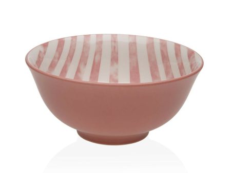 Bowl Versa Pink Ceramic Porcelain 15,5 x 7 x 15,5 cm For Cheap