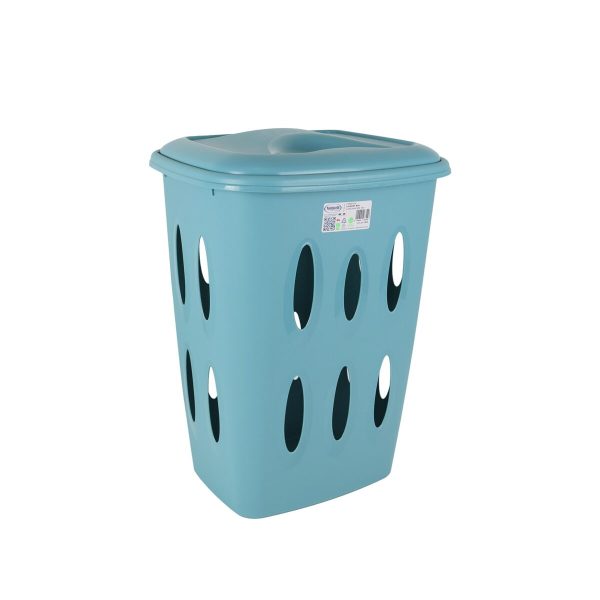 Laundry basket Tontarelli Laundry Blue 41 x 33,2 x 54,5 cm (12 Units) Online Sale