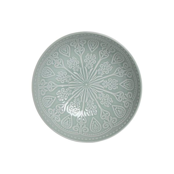 Plate set Home ESPRIT Green Stoneware Mandala Arab 18,2 x 18,2 x 5,7 cm Cheap