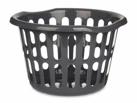 Basket Anthracite polypropylene 27 L 40 x 25 x 40 cm (18 Units) Discount