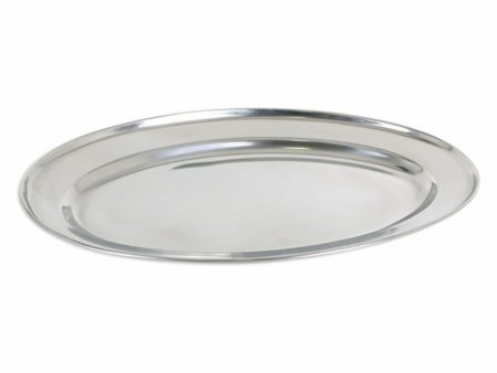 Tray Privilege 42853 Stainless steel Oval (18 Units) (35 x 22,2 cm) Online Sale