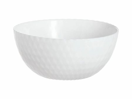 Bowl Luminarc Pampille Blanco White Glass 13 cm (24 Units) Cheap