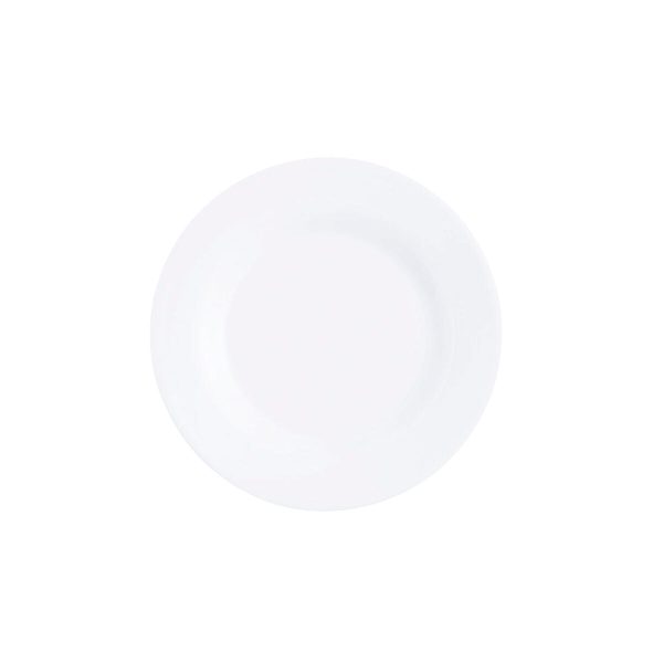 Plate set Arcoroc Intensity White 6 Units Glass 20,5 cm Online Hot Sale