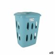 Laundry basket Tontarelli Laundry Blue 41 x 33,2 x 54,5 cm (12 Units) Online Sale