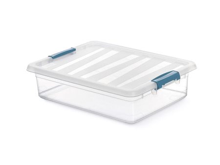 Multi-use Box Domopak Living Katla Transparent polypropylene 8 L (39 x 29 x 10,5 cm) Online Hot Sale