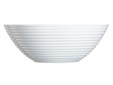 Bowl Luminarc Harena White Glass 16 cm Multi-use (24 Units) For Sale