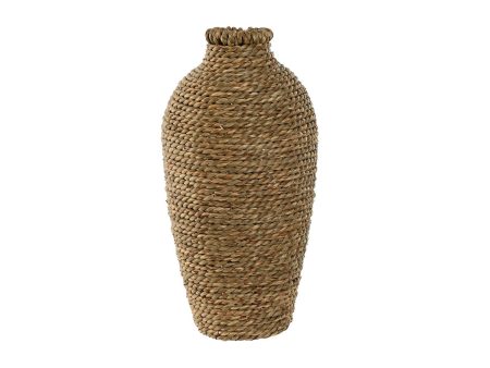 Vase Home ESPRIT Natural Tropical 15 x 15 x 32 cm Discount