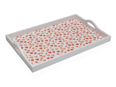 Tray Versa Amore MDF Wood 30 x 5 x 45 cm Online Hot Sale