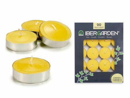 Candle Set Citronela Yellow (12 Units) Cheap