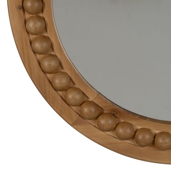 Wall mirror Natural 50,5 x 3 x 50,5 cm on Sale