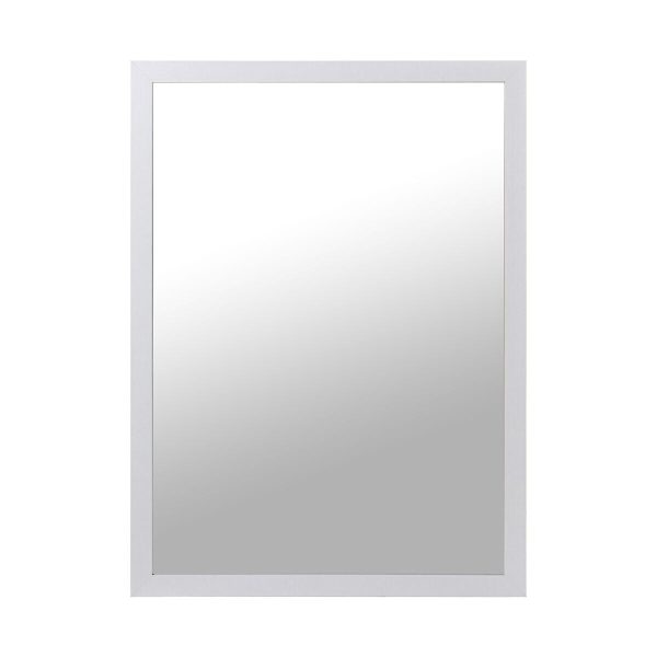 Wall mirror Alexandra House Living White Rectangular Discount