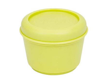 Food Preservation Container Milan Sunset Yellow Plastic Circular 250 ml Ø 10 x 7 cm Hot on Sale