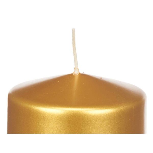 Candle Acorde 92542 Golden 9 x 10 x 9 cm (12 Units) For Discount