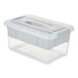 Multi-use Box Grey Transparent Plastic 5 L 29,5 x 14,5 x 19,2 cm (6 Units) For Cheap