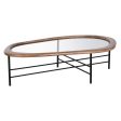 Centre Table Home ESPRIT Brown Black Crystal Fir wood 120 x 69 x 33 cm Fashion