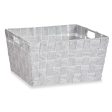 Multi-purpose basket White Cloth 30,4 x 14 x 20 cm (18 Units) For Cheap