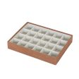 Jewelry box Versa Polyester Cardboard 19 x 4 x 25 cm Cheap