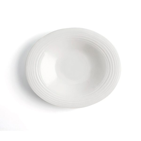 Deep Plate Ariane A bordo Ceramic White (Ø 29 cm) (6 Units) For Discount