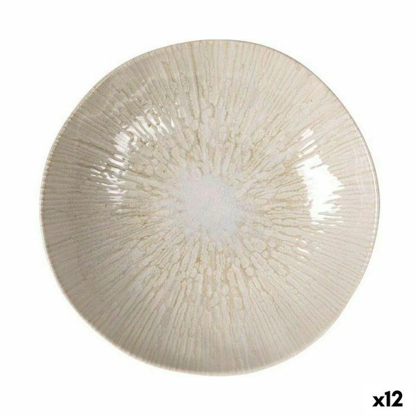 Deep Plate La Mediterránea Anya ø 21 x 5 cm (12 Units) Online Hot Sale