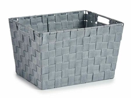 Laundry Basket Grey Cloth 10 L 25 x 20,5 x 35 cm (12 Units) on Sale