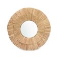 Wall mirror RI-6061 Brown 110 x 110 x 3 cm Circle Online Sale