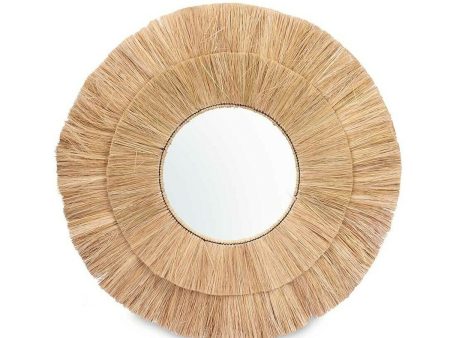 Wall mirror RI-6061 Brown 110 x 110 x 3 cm Circle Online Sale