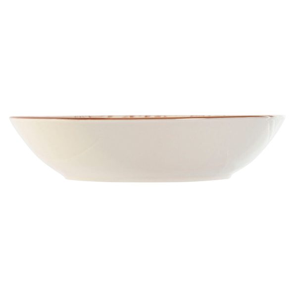 Plate set Home ESPRIT Brown Beige Porcelain 20 x 20 x 4 cm on Sale