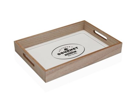 Tray Versa Gourmet MDF Wood 24 x 4,5 x 34 cm For Discount