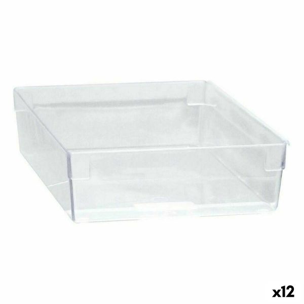 Multi-use Box   Modular Transparent 22,5 x 15,5 x 5,3 cm (12 Units) Cheap