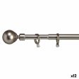 Curtain Bar Extendable Ball Silver Iron 5 x 126 x 5 cm (12 Units) Discount