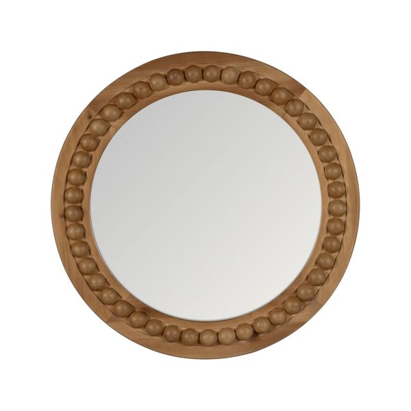 Wall mirror Natural 50,5 x 3 x 50,5 cm on Sale