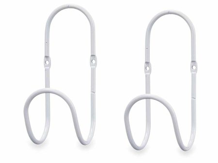 Hangers White Metal Set 2 Pieces (6 Units) Online now